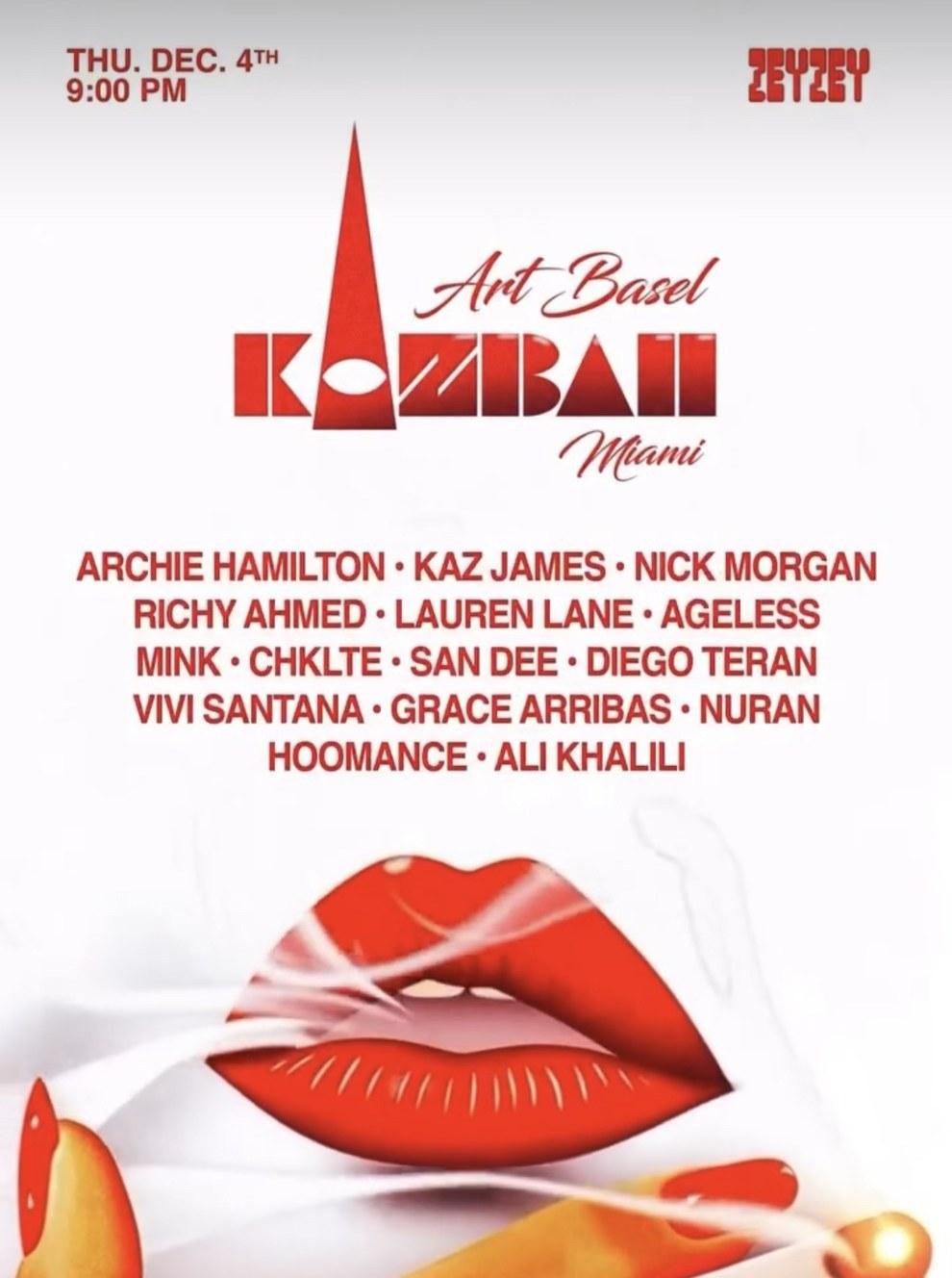 Kazbah — Art Basel Miami